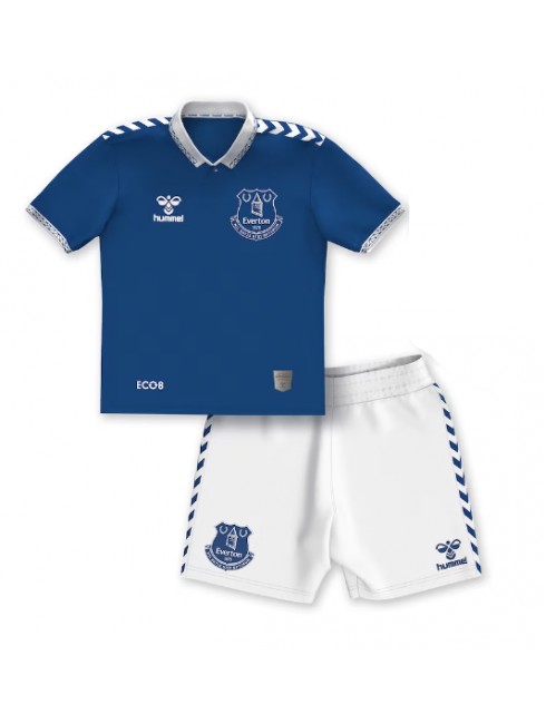 Everton Heimtrikotsatz für Kinder 2023-24 Kurzarm (+ Kurze Hosen)